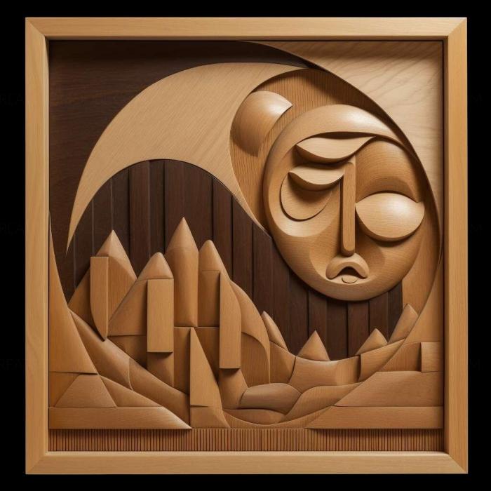 نموذج ثلاثي الأبعاد لآلة CNC 3D Art 